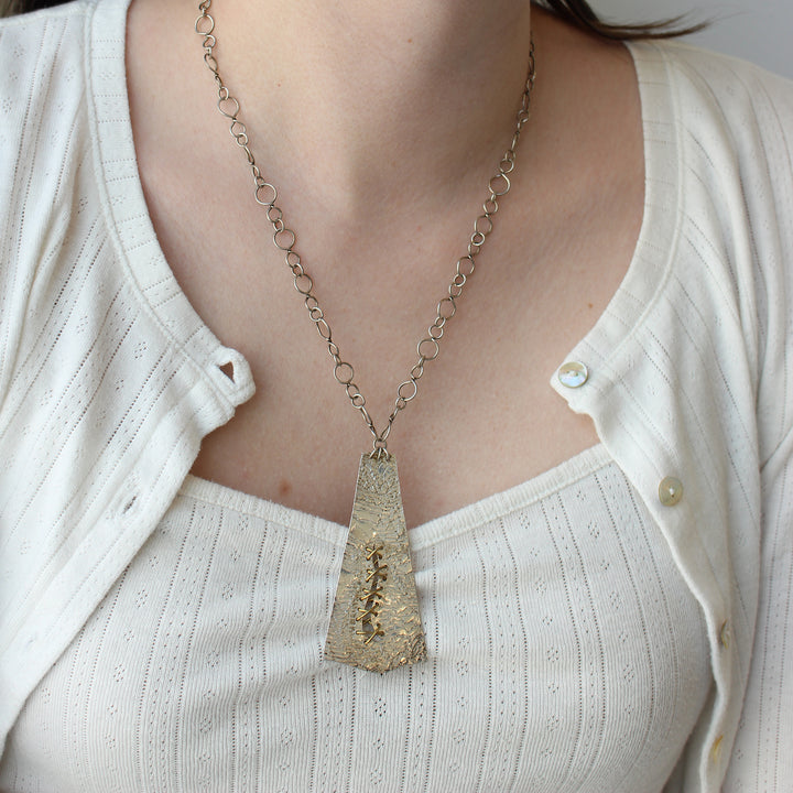 Necklace, Stitched Quilt