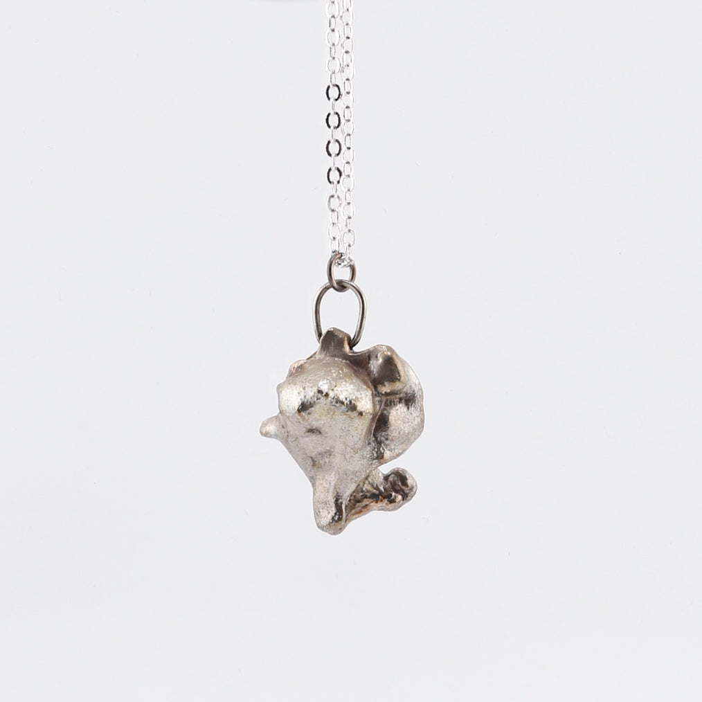 Necklace, Silver Droplet