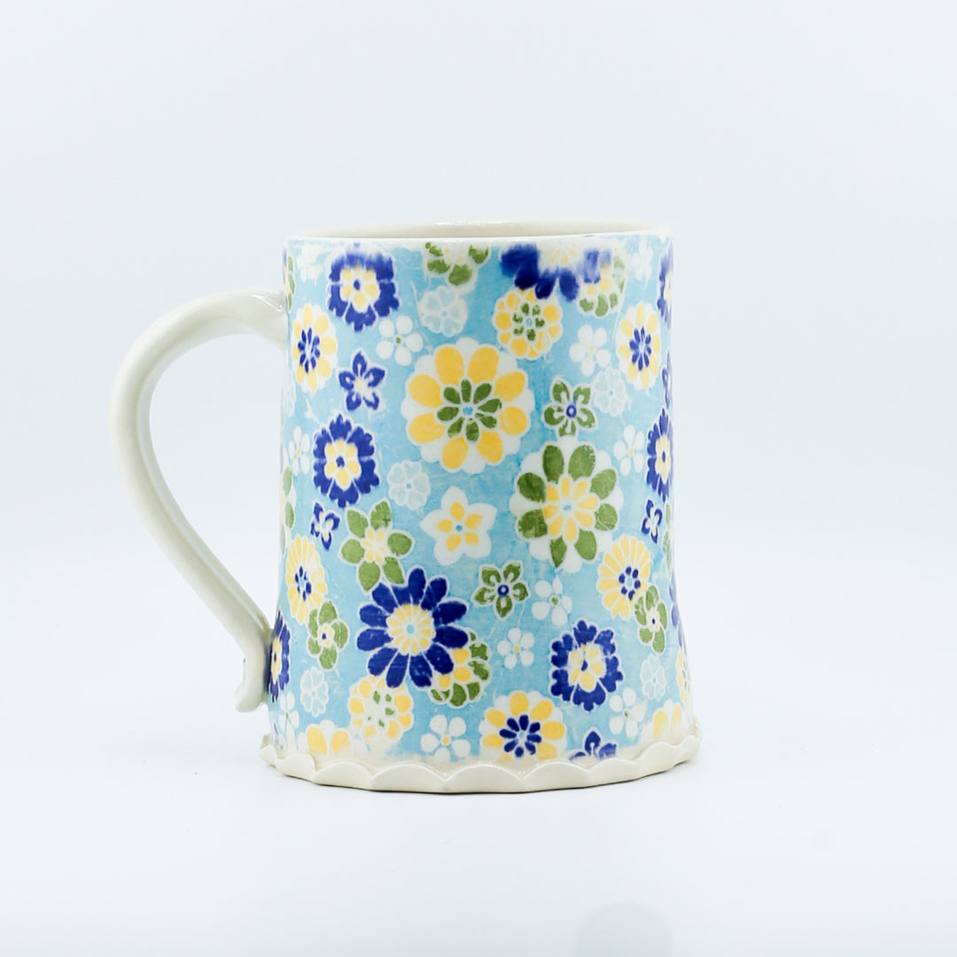 Mug - Ruffles  with Multicoloured Flowers