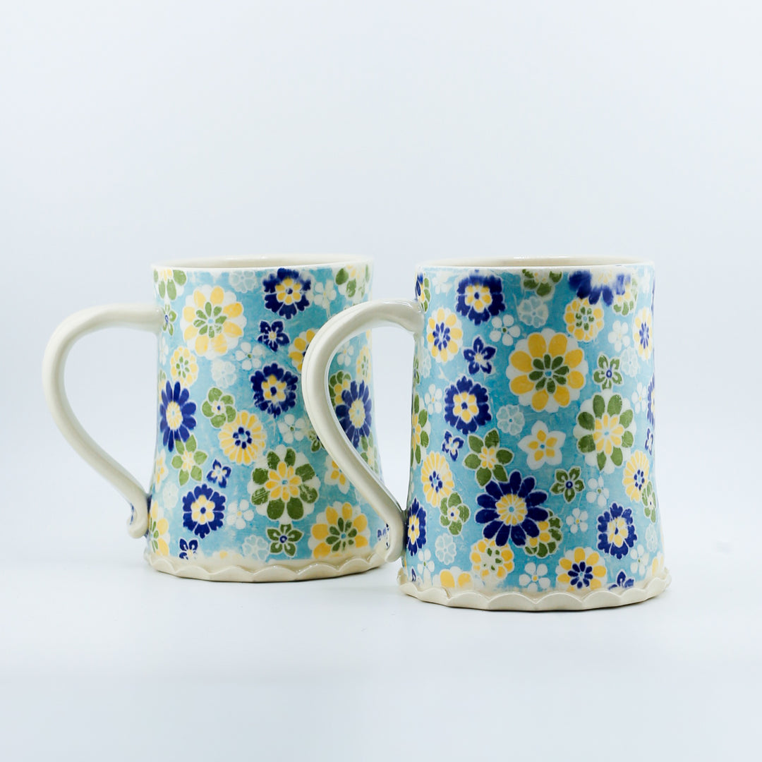 Mug - Ruffles  with Multicoloured Flowers
