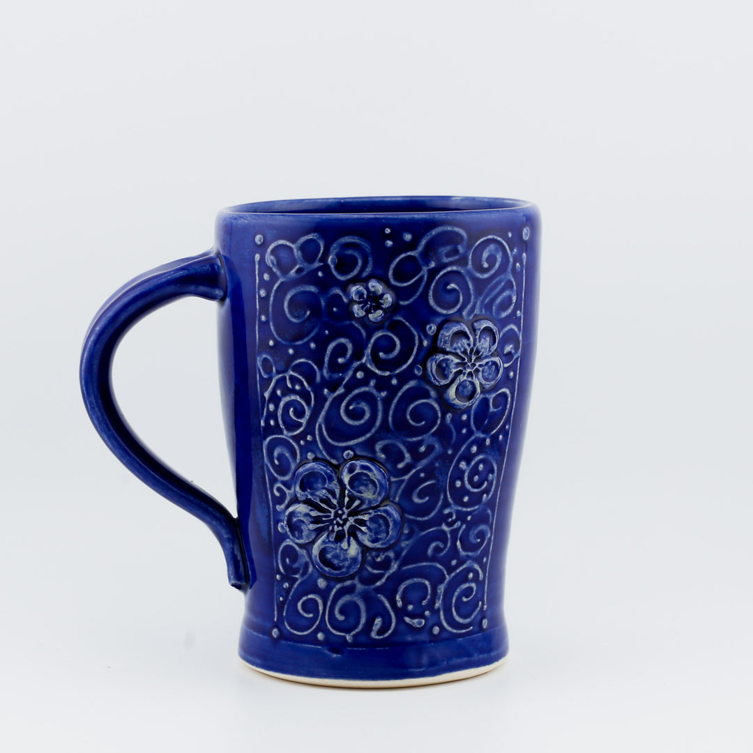 Mug, Square Flowers, Lace