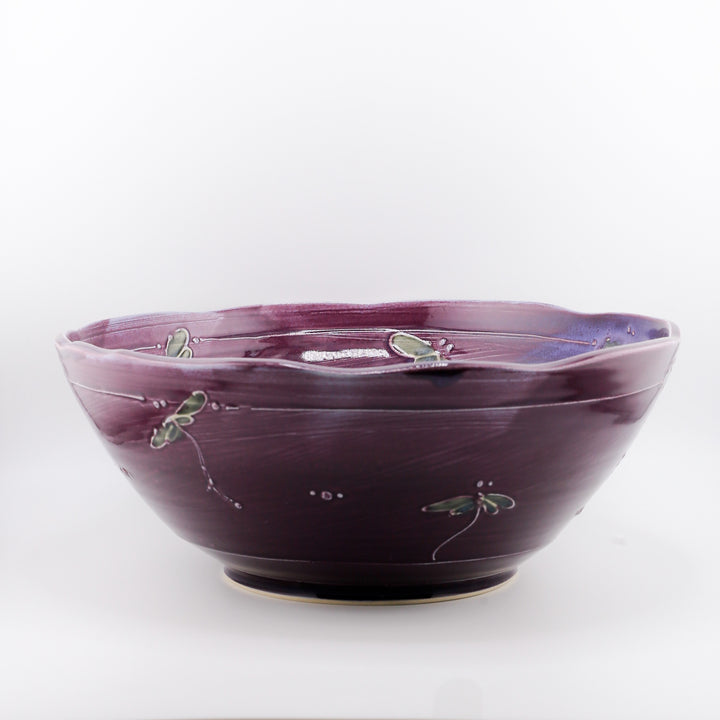 3 Bowl Set With Dragonflies