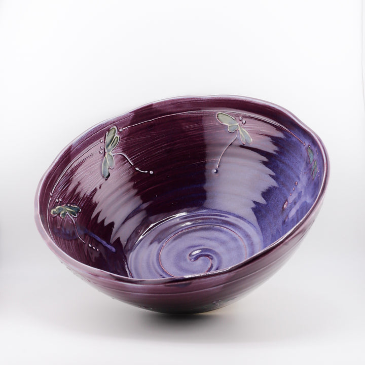 3 Bowl Set With Dragonflies