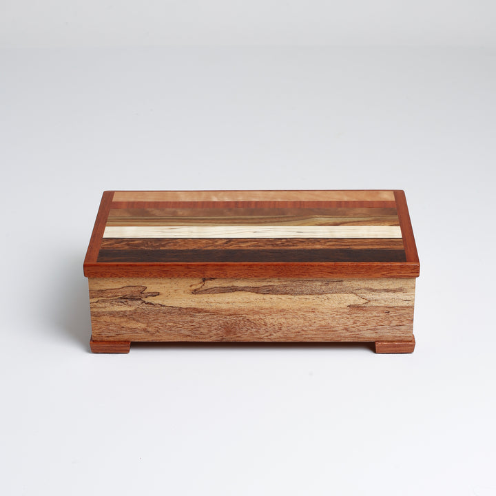 Of Every Stripe Spalted Meranti Box