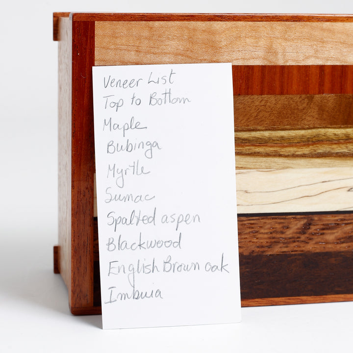 Of Every Stripe Spalted Meranti Box