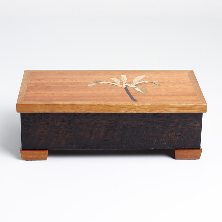 Iris Ebonized Meranti Box