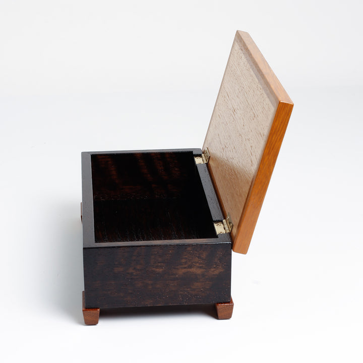 Iris Ebonized Meranti Box