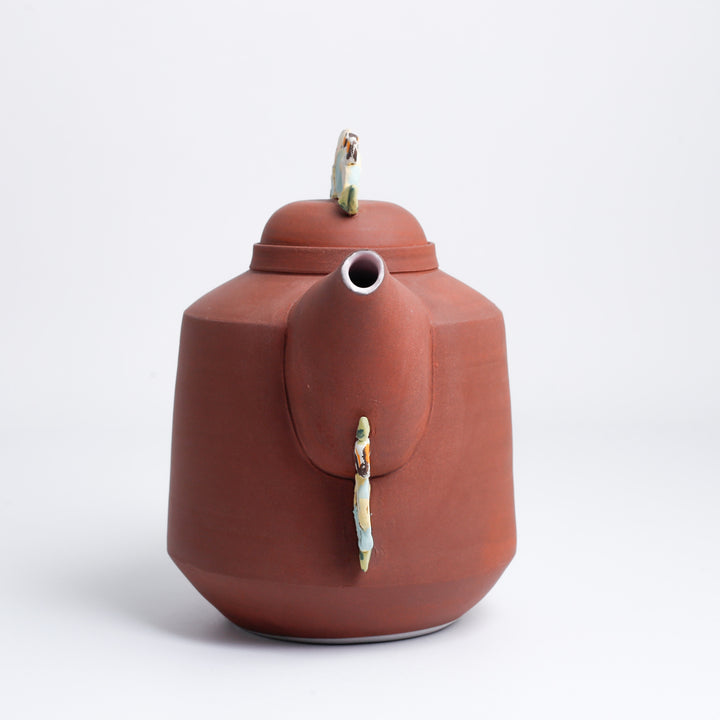 Teapot, Structural w/ Flowers