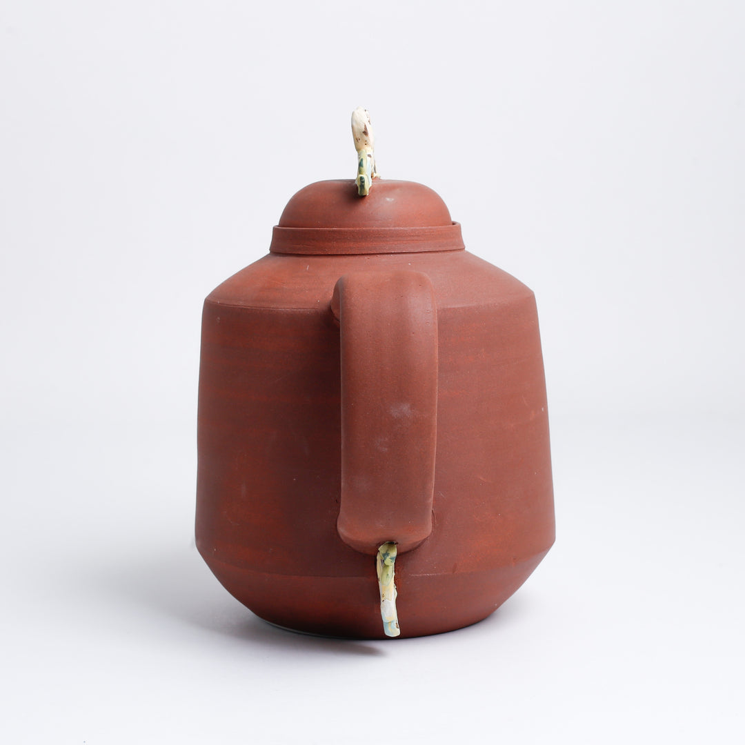 Teapot, Structural w/ Flowers