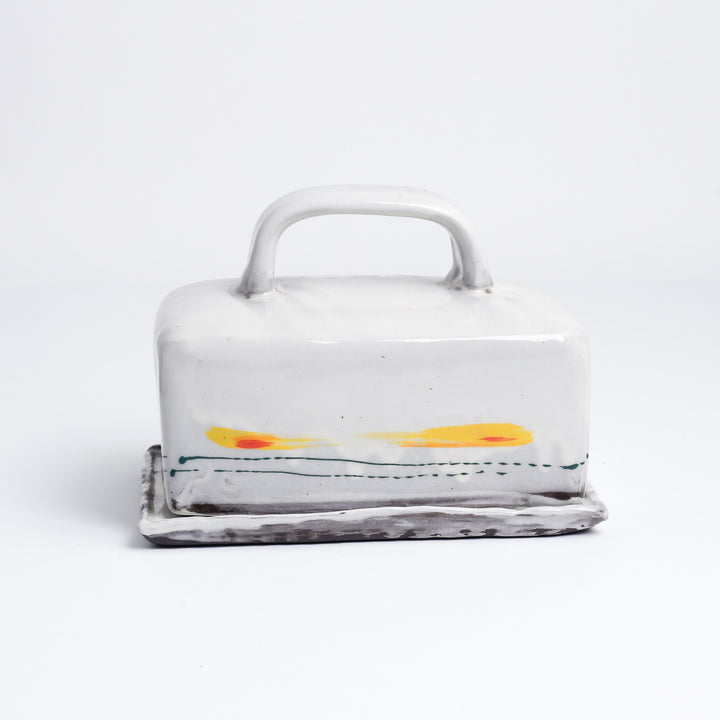 Butter Dish, Winter Sky