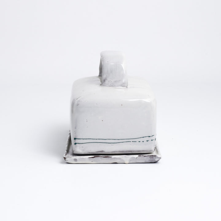 Butter Dish, Winter Sky