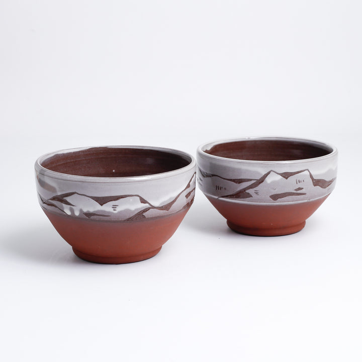 Bowl, Soup, Mountain