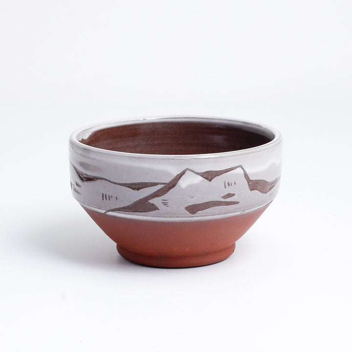 Bowl, Soup, Mountain