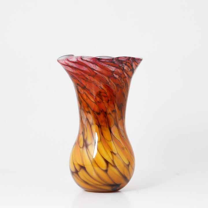 Vase, Pink & Yellow