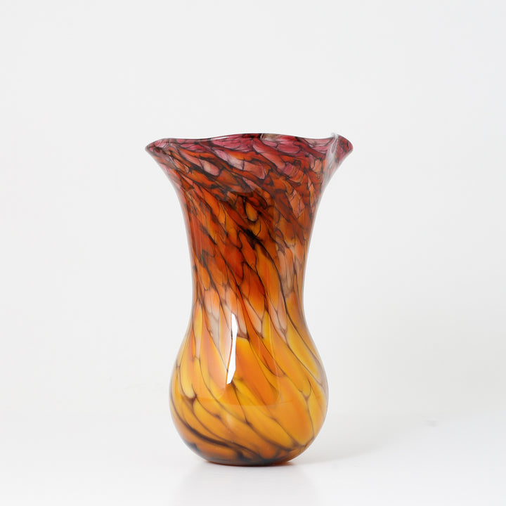 Vase, Pink & Yellow