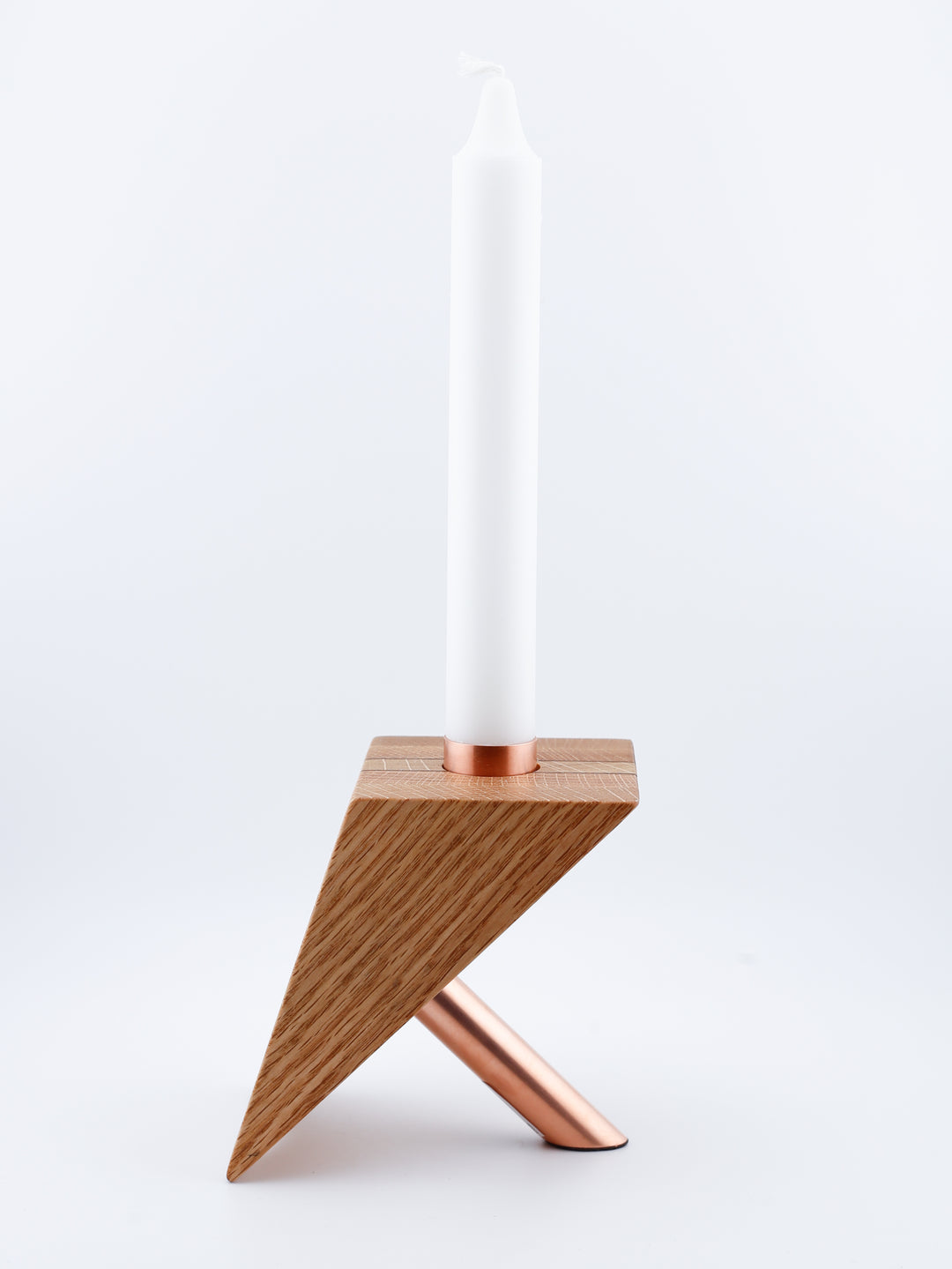 Small Oak Candle Holder #1.3