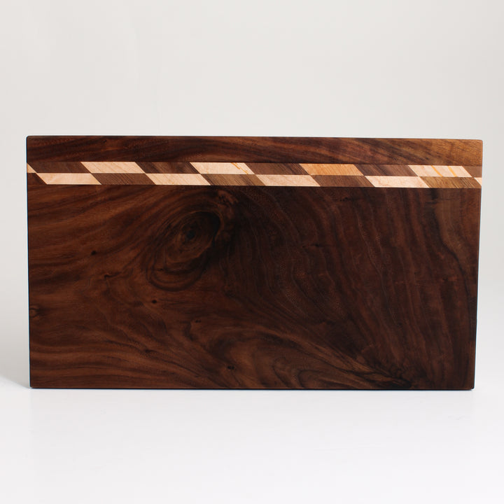 SALVAGE - Serving Board with Stripe Pattern