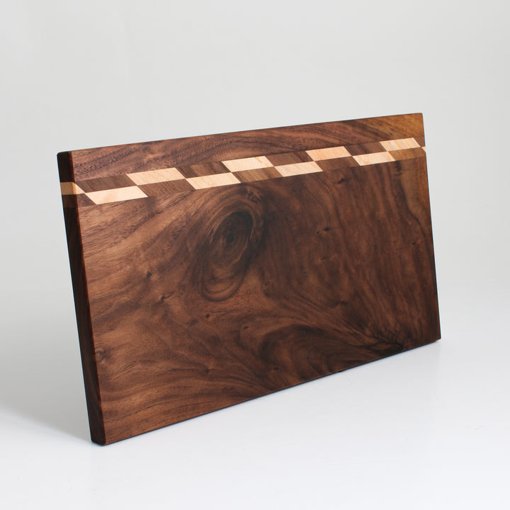 SALVAGE - Serving Board with Stripe Pattern