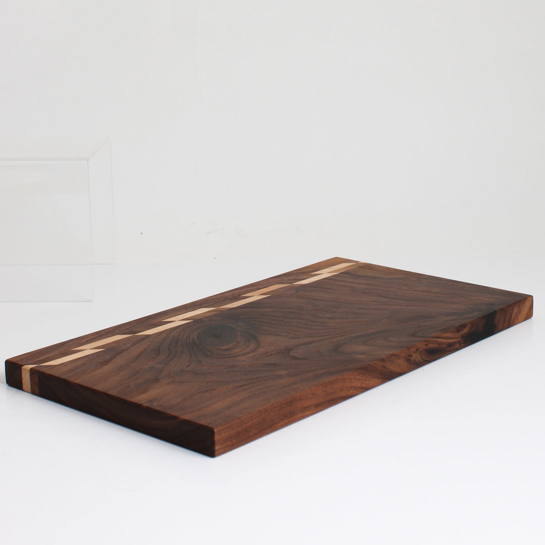 SALVAGE - Serving Board with Stripe Pattern
