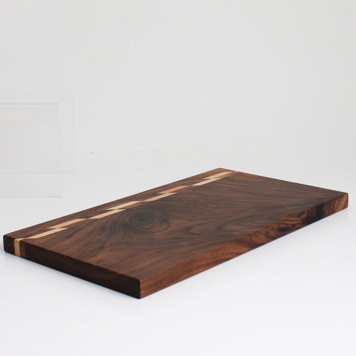 SALVAGE - Serving Board with Stripe Pattern