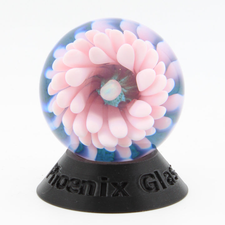 #1 Opal Eater Glass Flower Marble