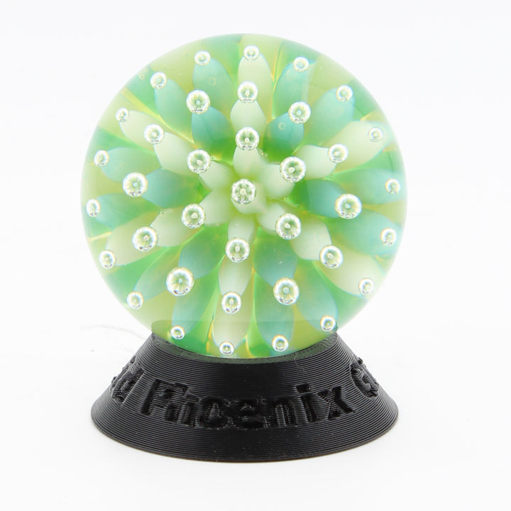 #12 Multi Colour Glass Airtrap Marble
