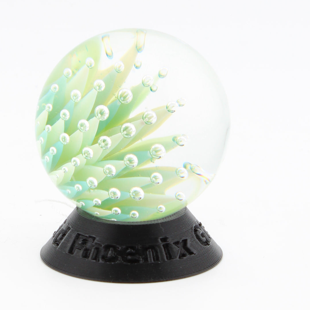 #12 Multi Colour Glass Airtrap Marble