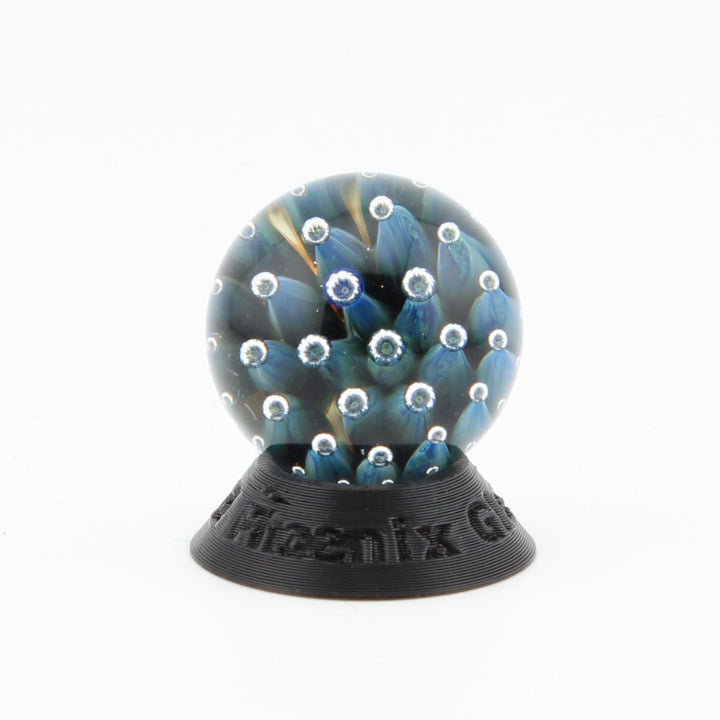 #14 Blue Glass Airtrap Marble