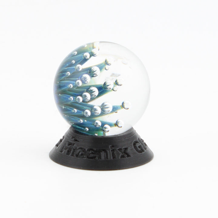 #14 Blue Glass Airtrap Marble
