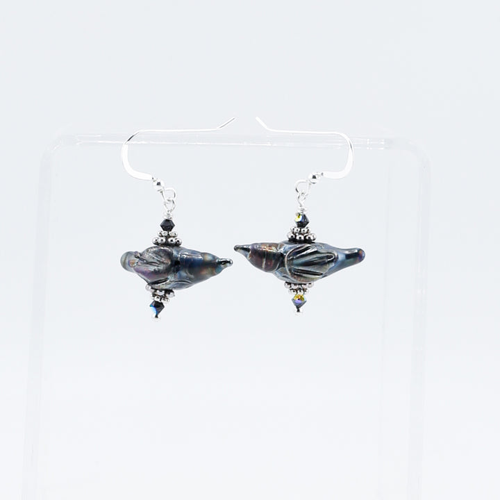 Earrings - Raven