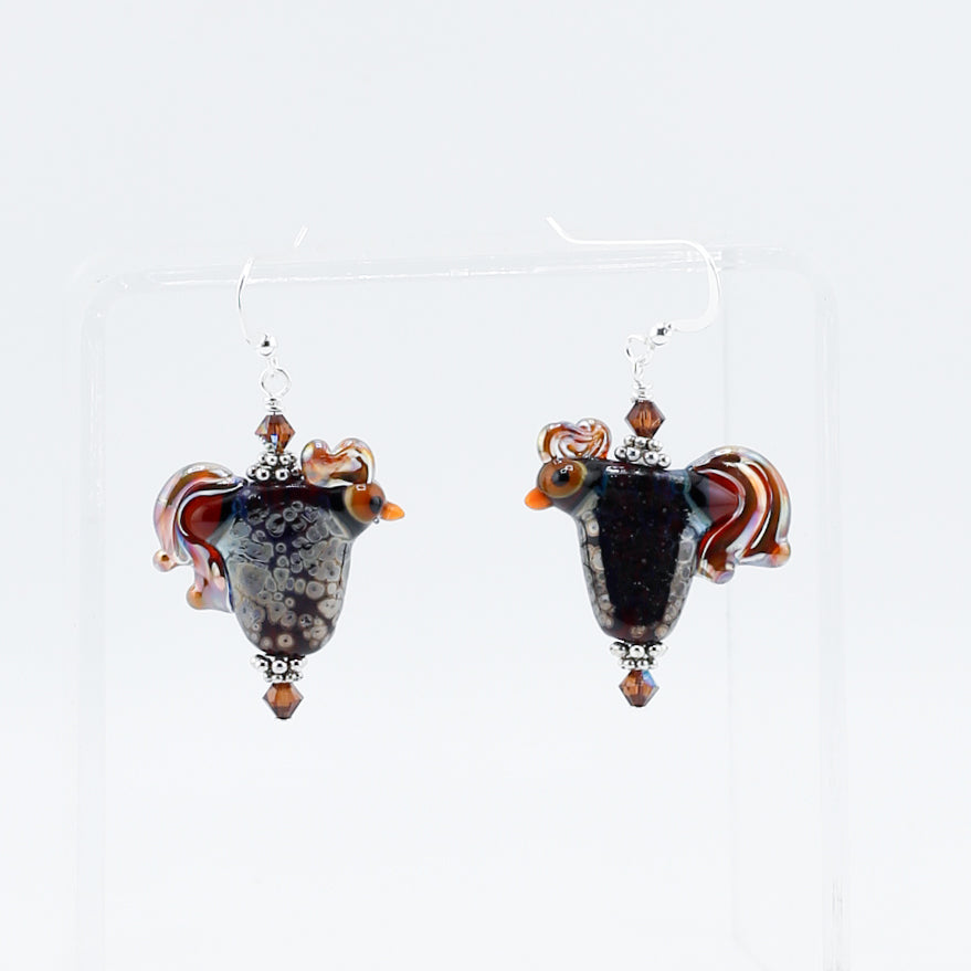 Earrings - Fancy Chicken Earrings