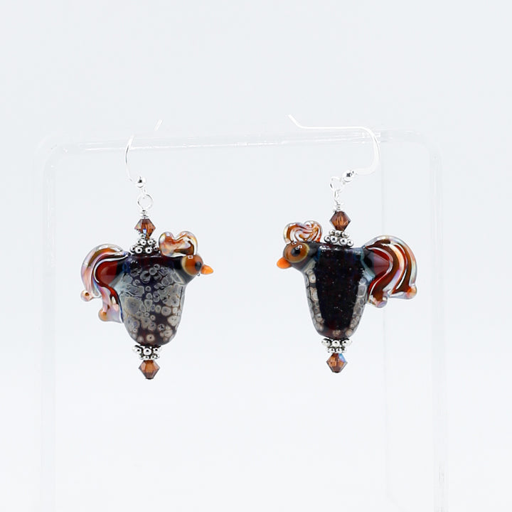 Earrings - Fancy Chicken Earrings