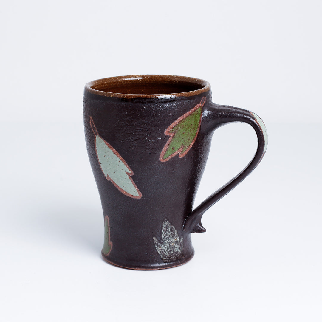 Mug, Tall, Muddy Daisy Leafy