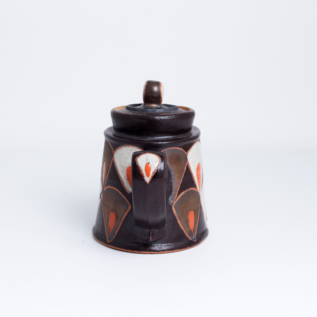 Teapot, Fan Motif