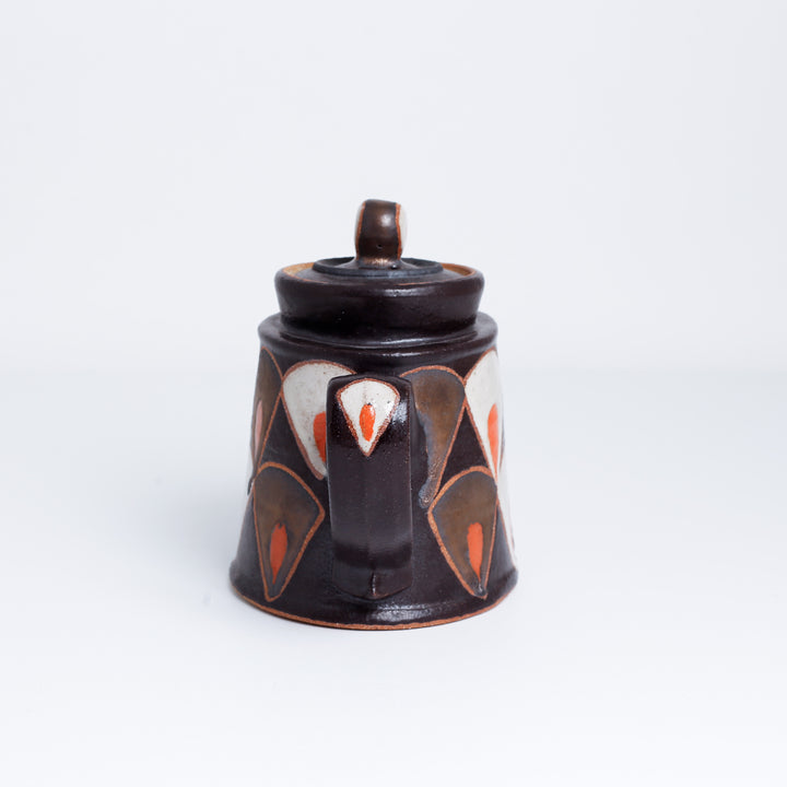 Teapot, Fan Motif