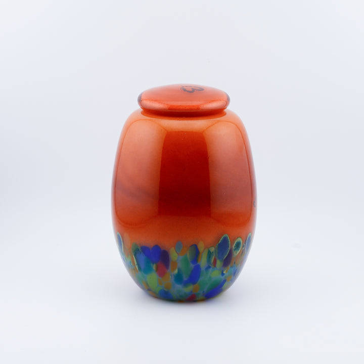 Lidded Vessel/Keepsake Urn, Bicycle