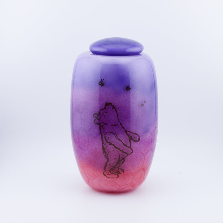 Lidded Vessel/ Keepsake Urn, Public Domain Winnie the Pooh