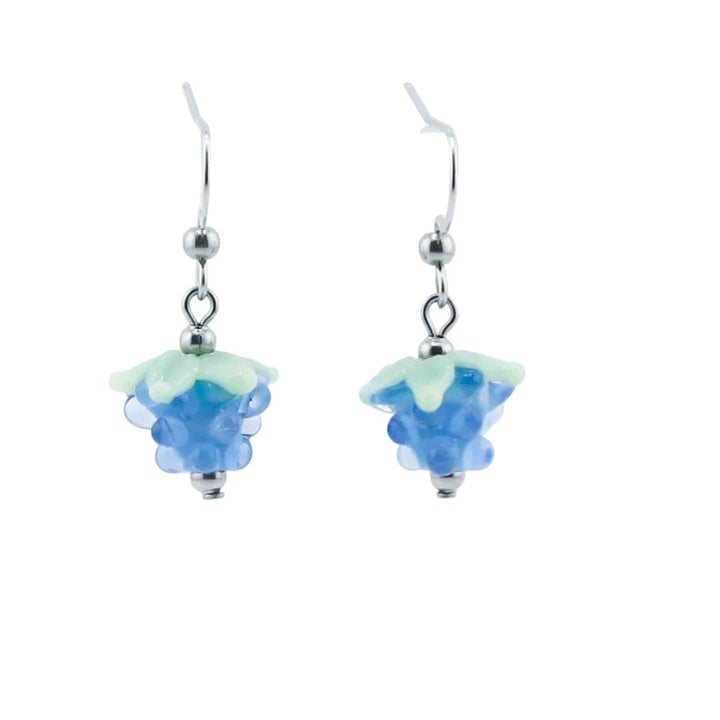 Earrings, Raspberry