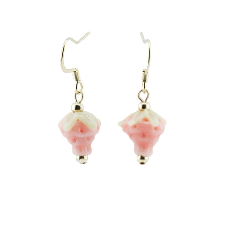 Earrings, Strawberry