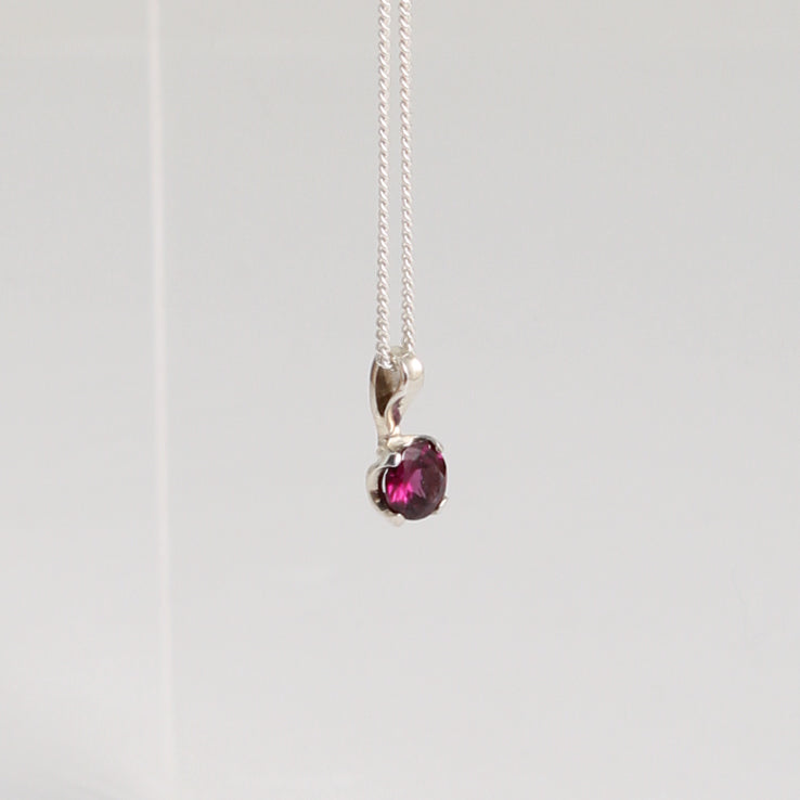Pendant - Tulip, Garnet