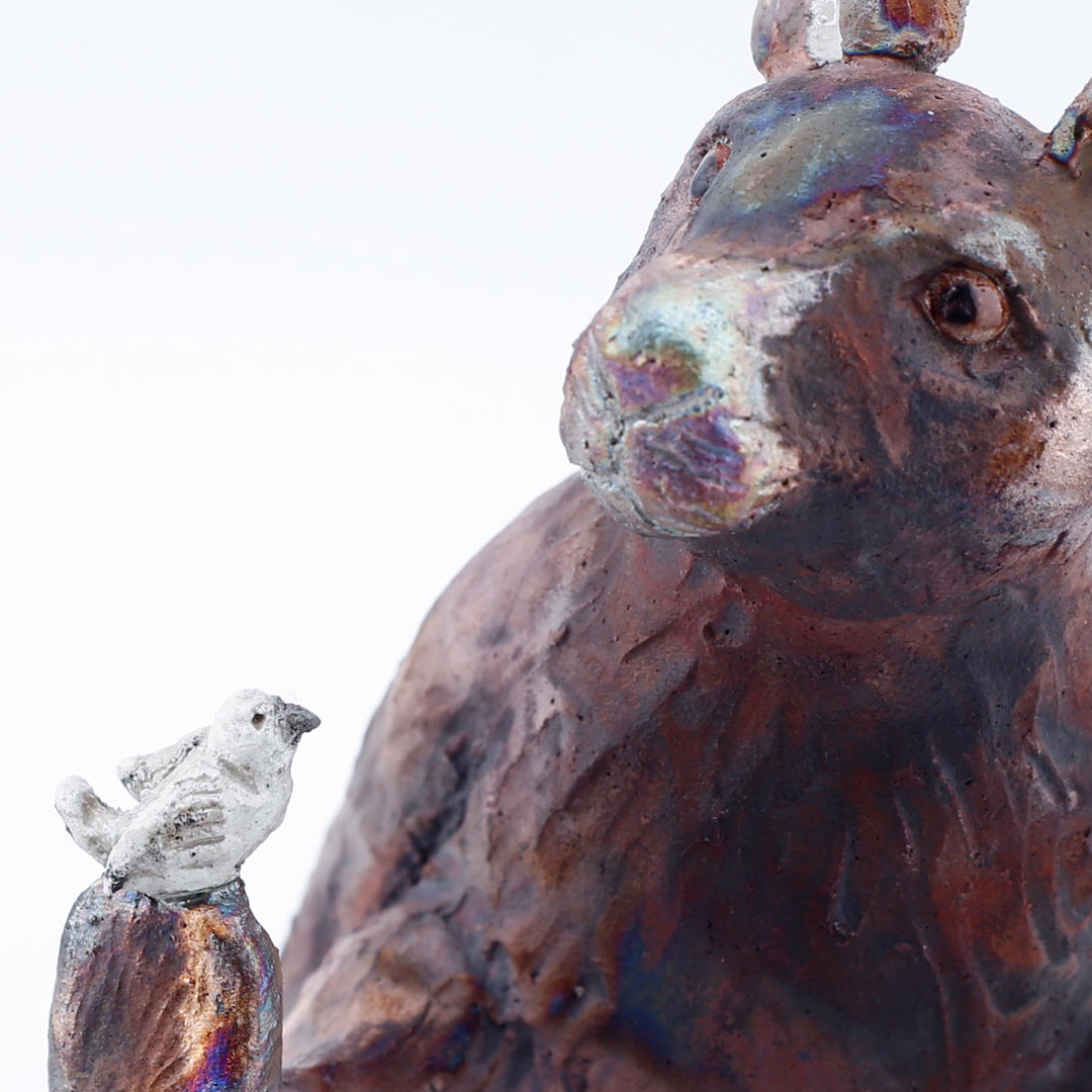 Rabbit With Bird