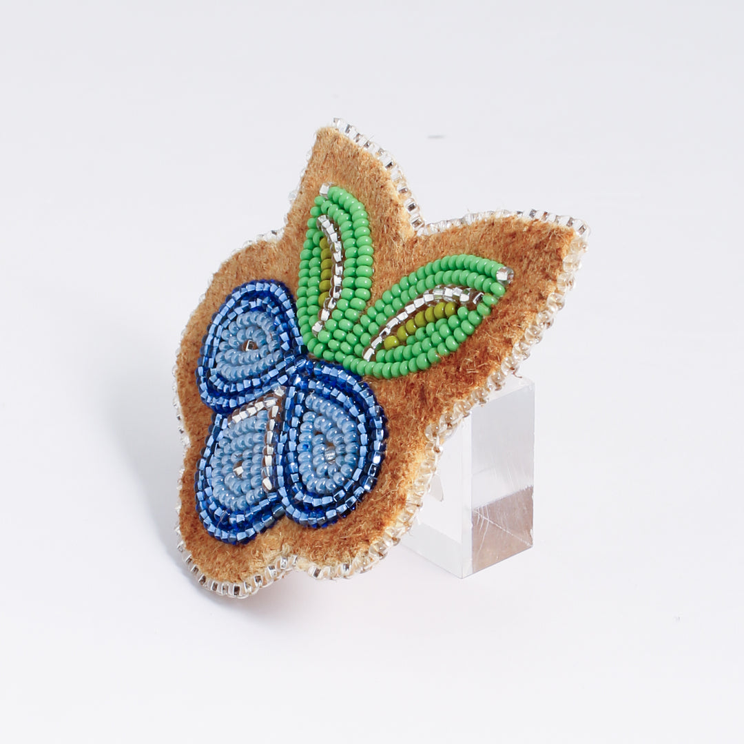 Picking Blueberries Brooch