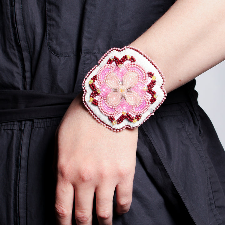 okimâskwêw statement bracelet
