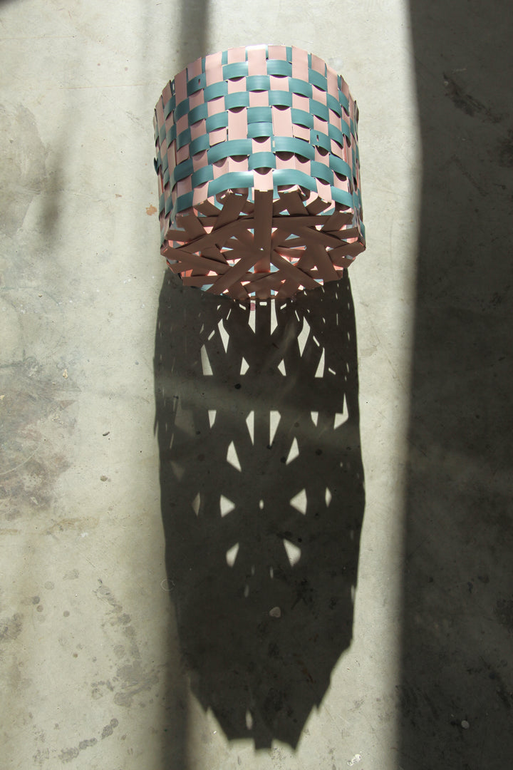 untitled (dark blue & pink basket)