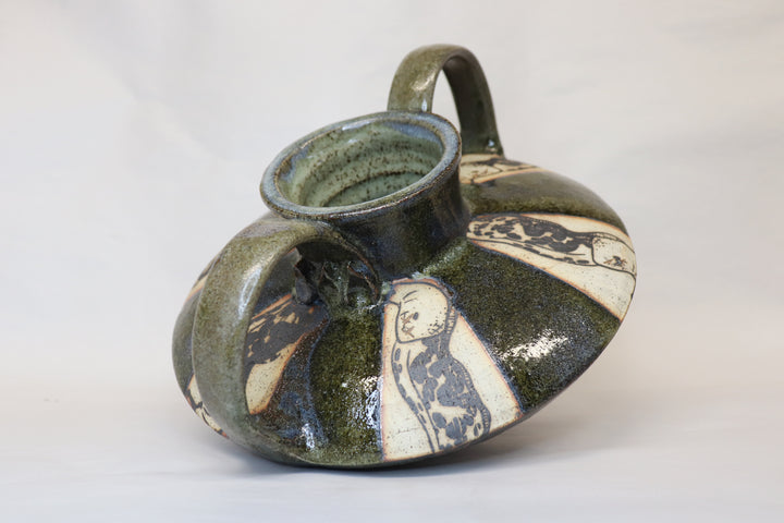 Banana Slug Amphora (Sunshine Coast Granite Glaze)