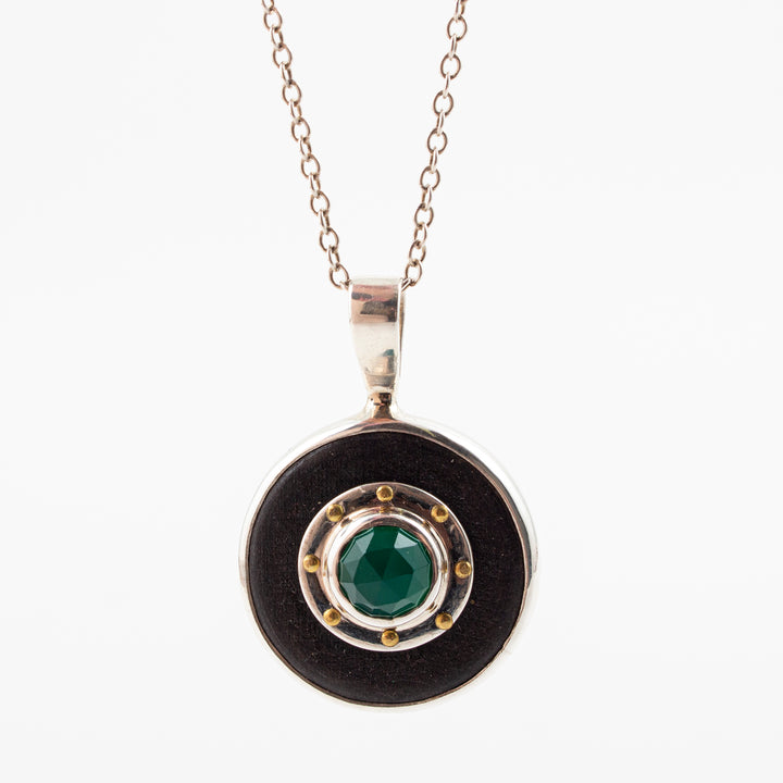 Pendant Saoirse Green Onyx