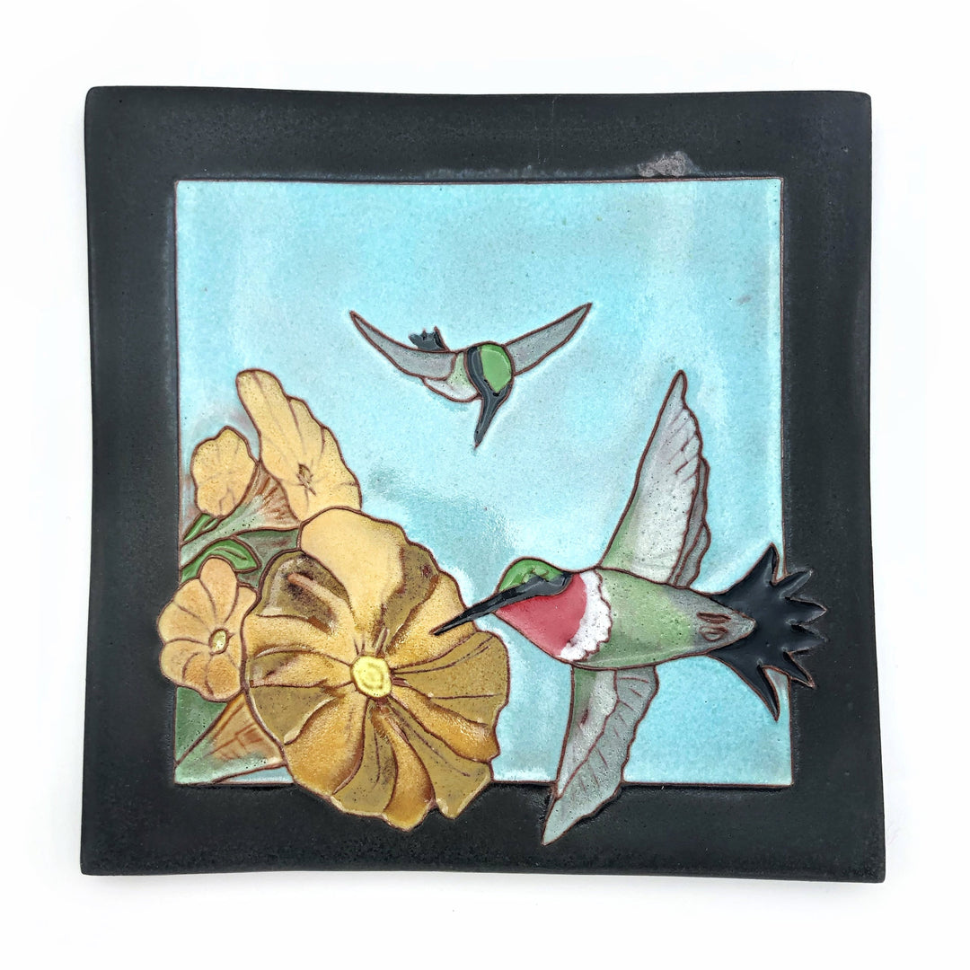 Hummingbird Tile Inlay Tile, Hummingbird – Alberta Craft Council