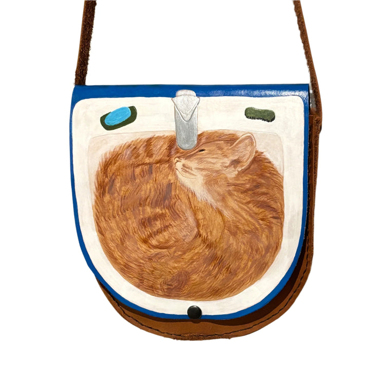 Kitty In The Sink purse