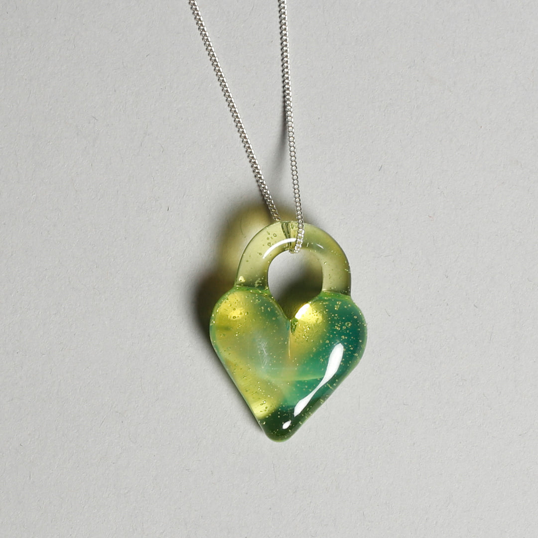 Heart Pendant on Sterling Silver Chain