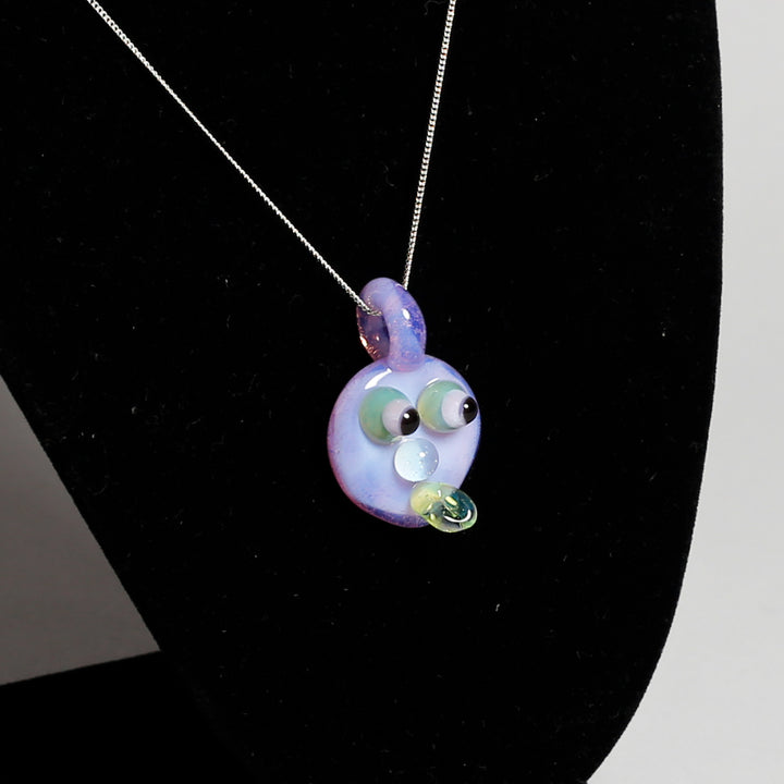 Face Pendant on Sterling Silver Chain